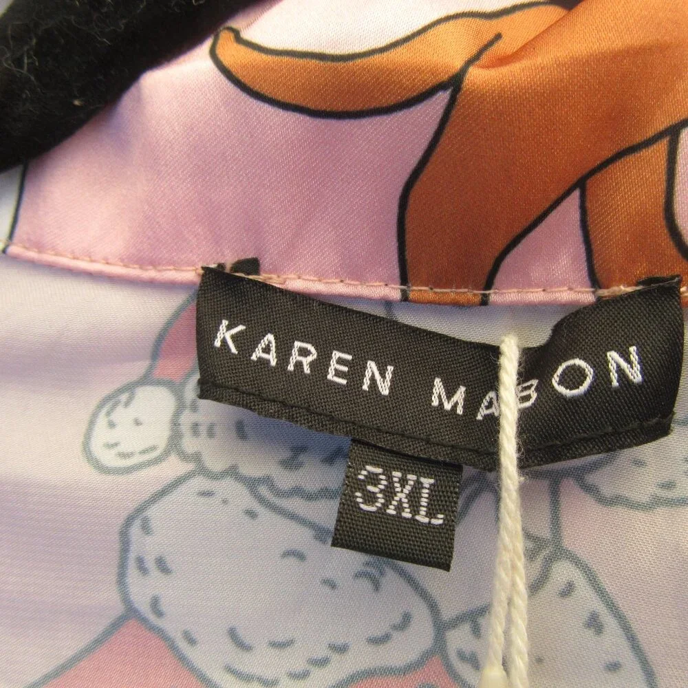 Brand New Karen Mabon Pink Christmas Dog Pajama Top & Pants Set Size 3XL - Picture 5 of 12